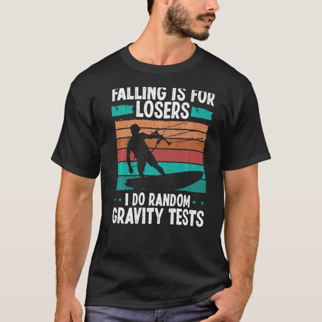 Camiseta Kiteboarder Vintage Randty Gravity Tests Funny Kit (Anverso)