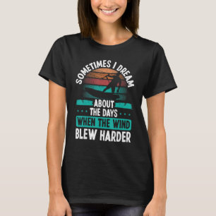 Camiseta Kiteboarder Vintage Wind Kitesurfing Kitesurf Retr