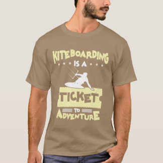 Camiseta Kiteboarding Adventure Water Sport Enthusiast boy