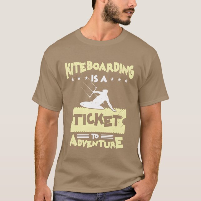 Camiseta Kiteboarding Adventure Water Sport Enthusiast boy (Anverso)