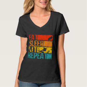 Camiseta Kiteboarding Kiteboard Come Sleep Kite Kitesurf