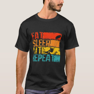 Camiseta Kiteboarding Kiteboarding Eat Sleep Kite Kitesurf