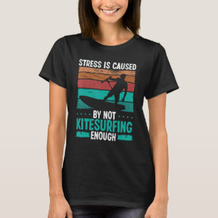 Camiseta Kiteboarding Kitesurfing Vintage Retro Cometa