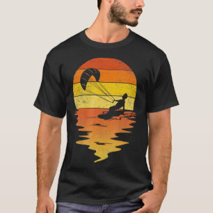 Camiseta Kiteboarding retro sunset 70s vintage Kiteboardin