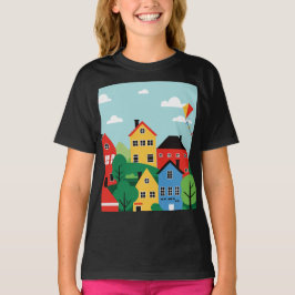 Camiseta Kites over the city