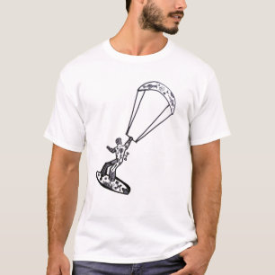 Camiseta kitesurf del kiteboard en el mundo hoy