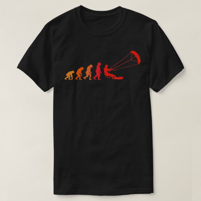 Camiseta Kitesurf Evolution Sufing Surfer Gift Kitesurfi (Diseño del anverso)