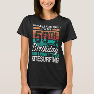 Camiseta Kitesurf Kiteboard de 50 años