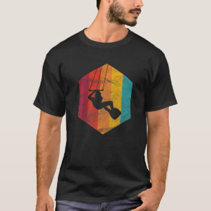 Camiseta Kitesurf Retro Kite Board Wind Surf Sport