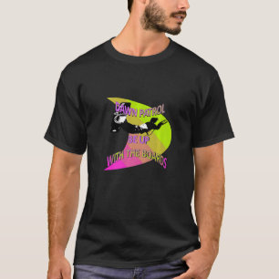 Camiseta Kitesurfer Action Extreme Sport Lime y rosa