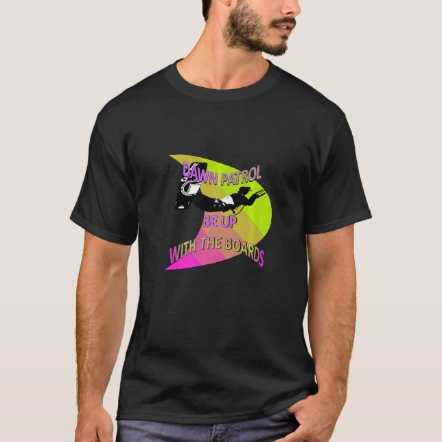 Camiseta Kitesurfer Action Extreme Sport Lime y rosa (Anverso)