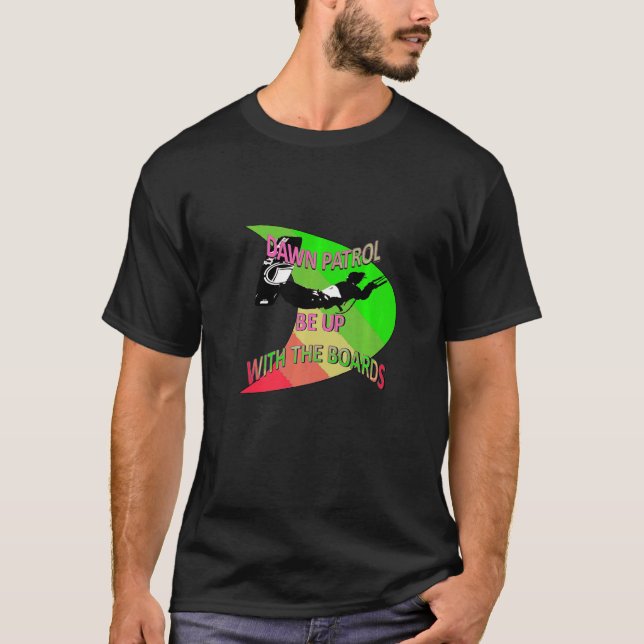 Camiseta Kitesurfer Action Extreme Sport Pink Green (Anverso)