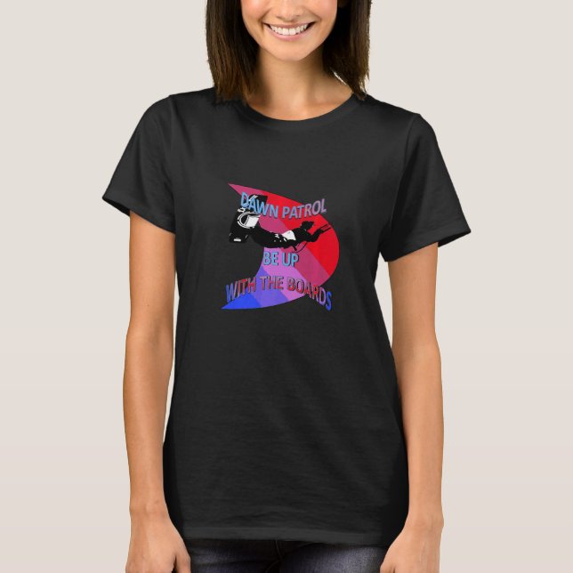 Camiseta Kitesurfer Action Extreme Sport Rojo Y Rosa (Anverso)