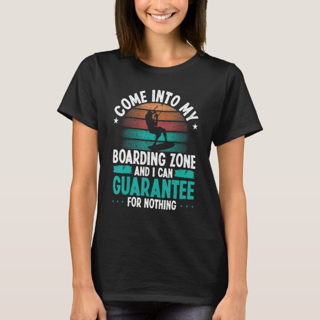Camiseta Kitesurfer Humor Guarantee for nothing Funny Kiteb (Anverso)