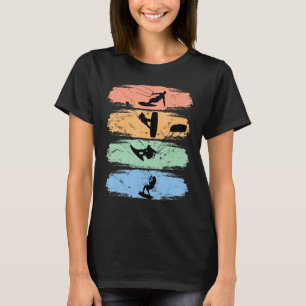 Camiseta Kitesurfer Kitesurfing Vintage Kiteboarding Kitebo