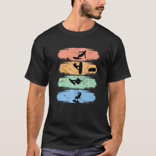 Camiseta Kitesurfer Kitesurfing Vintage Kiteboarding Kitebo