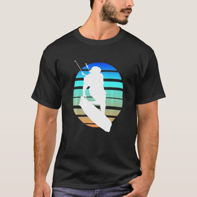 Camiseta Kitesurfers Freestyle Kite White Silhouette (Anverso)