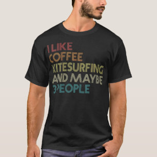 Camiseta Kitesurfing Coffee Lover Kiteboarding Kites