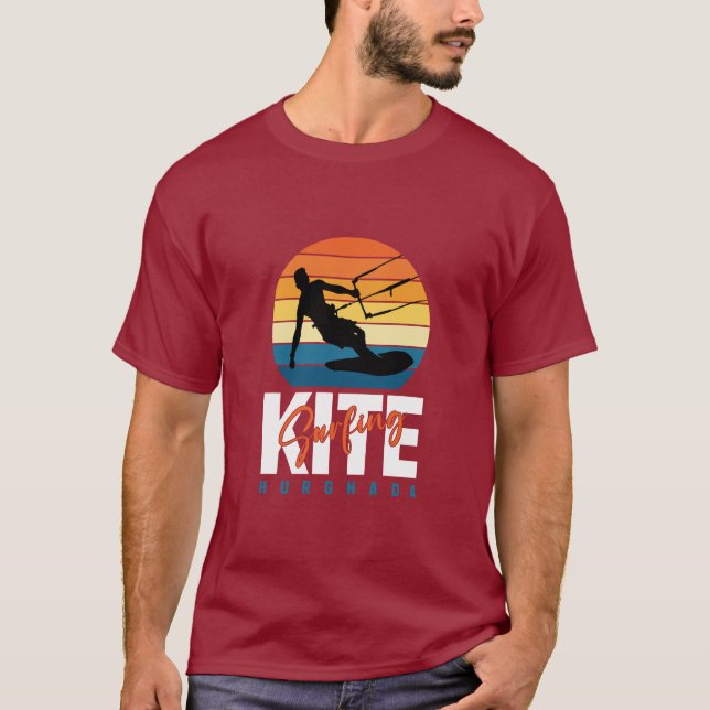 Camiseta Kitesurfing Hurghada (Anverso)