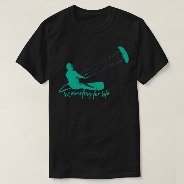 Camiseta Kitesurfing Kite (Diseño del anverso)