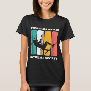 Camiseta Kitesurfing Kite Surf Power 34 Knots