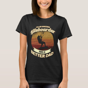 Camiseta Kitesurfing Kiteboard Papa Windsurf Kiteboard