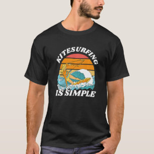 Camiseta Kitesurfing Kiteboarder Retro Kitesurfer Chica Say