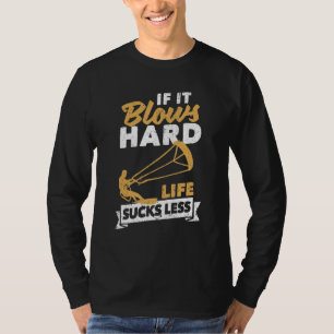 Camiseta Kitesurfing Kiteboarding Si Transmite La Vida Dura