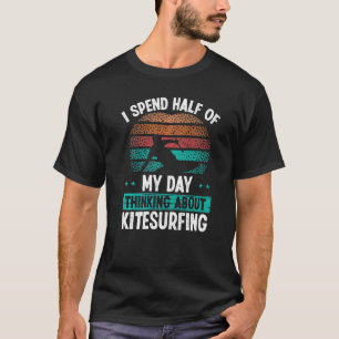 Camiseta Kitesurfing Vintage Pensando en Kiteboarding Ki