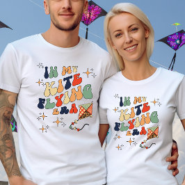 Camiseta Kiting Kite Flying Personalizado Texto en reverso