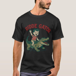 Camiseta Kitsch Antiguo de Florida Ridde Gator Retro Caimán