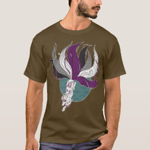 Camiseta Kitsune Asexual Pride
