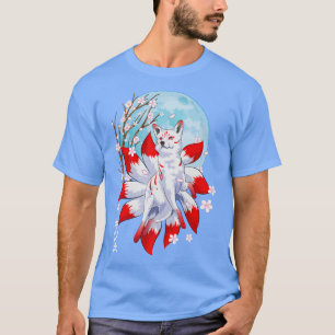 Camiseta Kitsune De Nueve Japoneses Acusados De Creátur Mág