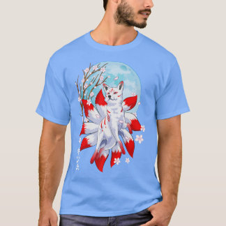 Camiseta Kitsune De Nueve Japoneses Acusados De Creátur Mág