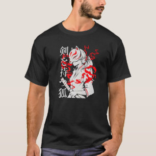 Camiseta Kitsune Fox Spirit Animal Inari Fox