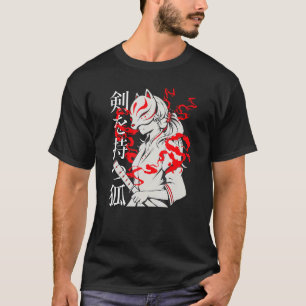 Camiseta Kitsune Fox Spirit Animal Inari Fox