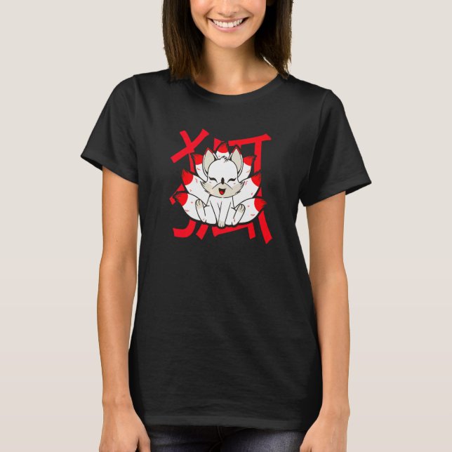 Camiseta Kitsune Fox Spirit Animal Inari Fox 1 (Anverso)