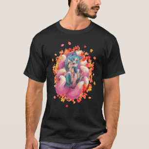 Camiseta Kitsune Fox un Zorro japonés de 9 clavos un Zorro