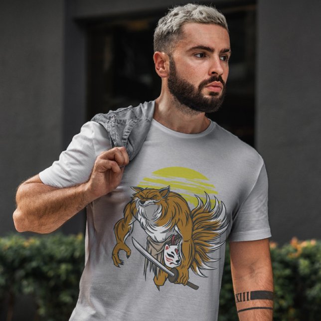 Camiseta Kitsune japonés (Subido por el creador)