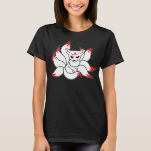 Camiseta Kitsune Kami Anime Kawaii