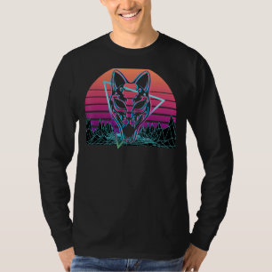 Camiseta Kitsune Mask Fox Mask Retro
