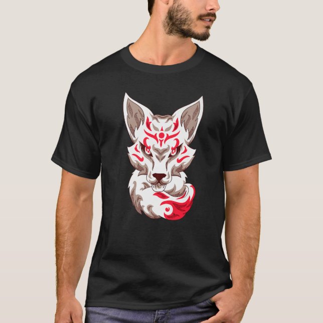 Camiseta Kitsune Nine Tail Fox (Anverso)
