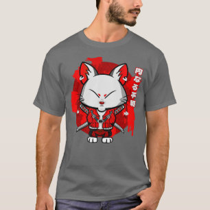 Camiseta Kitsune Rojo