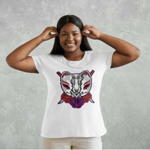 Camiseta Kitsune Samurai