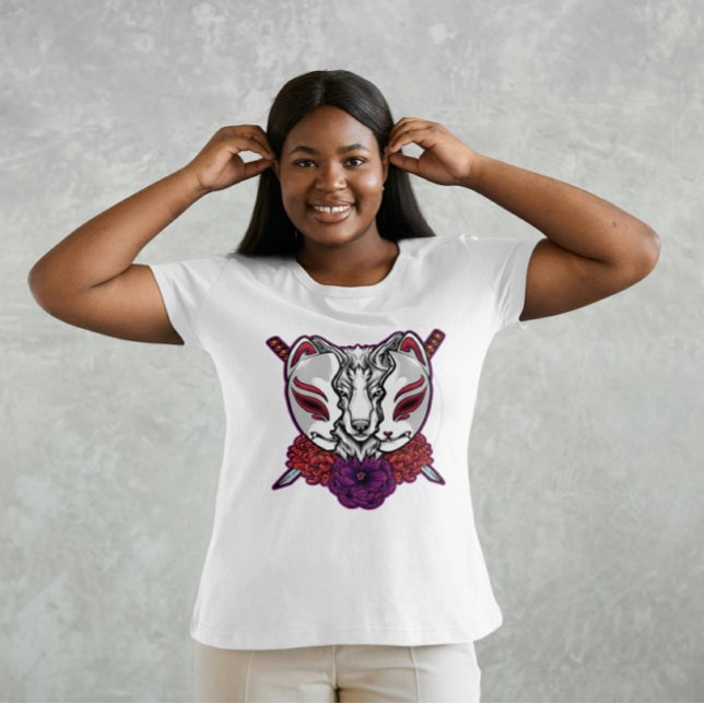 Camiseta Kitsune Samurai (Subido por el creador)