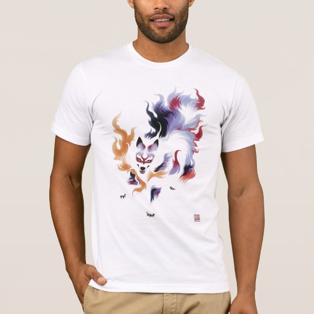 Camiseta Kitsune tradicional (Anverso)