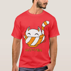 Camiseta KitTea Cat Lover Cute Y Gracioso Cat 2