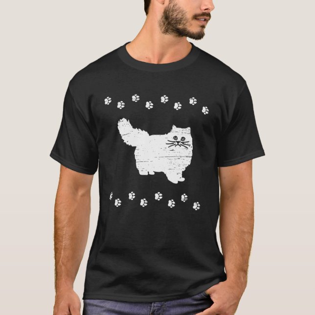 Camiseta Kitten, dueño de gato persa (Anverso)