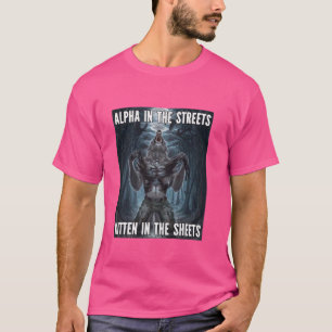 Camiseta Kitten In The Sheets Gracioso Alpha Werewolf Wolf 