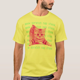 Camiseta kitten lo hace